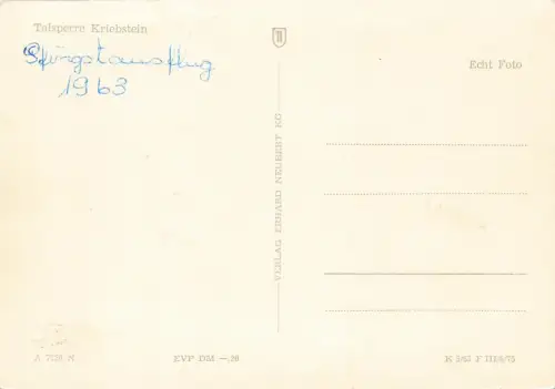 Gaststätte mit Ikarus Bussen Talsperre Kriebstein Sachsen Postkarte AK