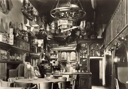 HO-Gaststätte zur Kogge Rostock Mecklenburg-Vorpommern Postkarte AK