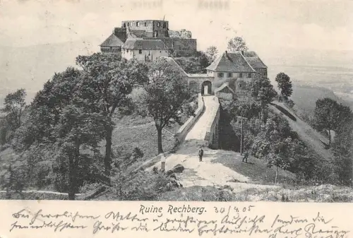 Ruine Rechberg Drei Kaiserberge Schwäbische Alb Baden-Württemberg AK 1905