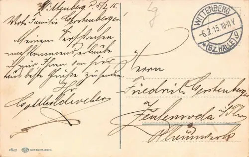 Wittenberg vom Turme der Marktkirche gesehen AK 1915