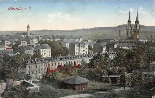 Oelsnitz i. V. Ansicht Postkarte AK
