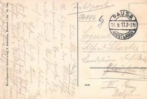 Wittenberg Bez. Halle Markt Feldpostkarte 1917