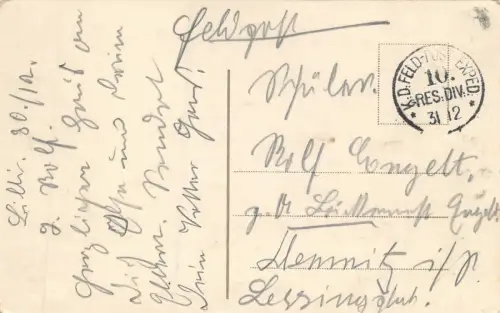 Nachtgefecht im Überschwemmungsgebiet bei NIeuport Patriotika Postkarte AK 1914