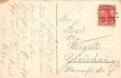 Wilhelmshöhe Herkules Kassel Postkarte AK 1919