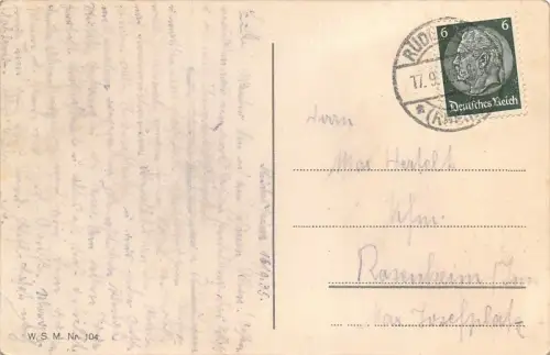Rüdesheim a. Rh. Beim Lindenwirt in der Drosselgasse Postkarte AK 1915
