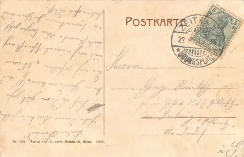 Zaithain Truppen-Übungsplatz Eingang ins Lager AK 1911