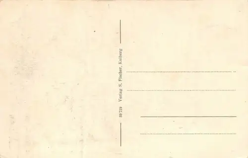 Sol- u. Ostseebad Kolberg Spritzwelle an der Waldenfelsschanze Postkarte AK