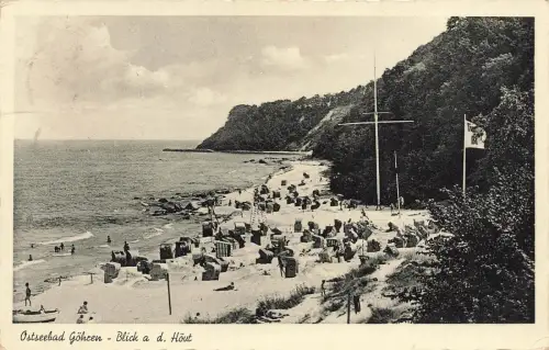 Blick auf den Hövt in Ostseebad Göhren Mecklenburg-Vorpommern Postkarte AK 1944