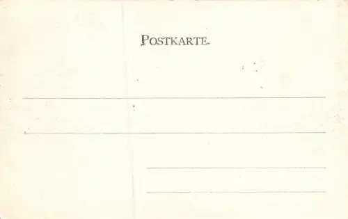 Augsburger Stadtgarten Kaffeehaus Postkarte AK