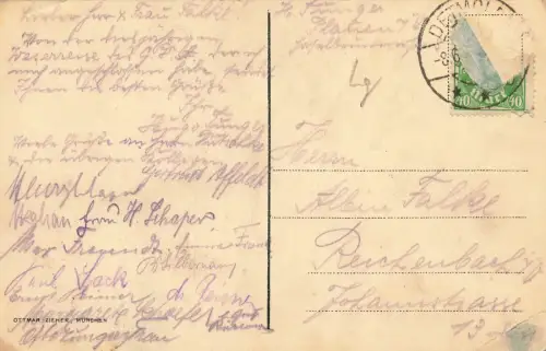 Ansicht Kurhaus in Bad Pyrmont Niedersachsen Postkarte AK