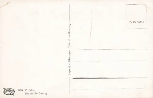Krantor in Danzig Postkarte AK
