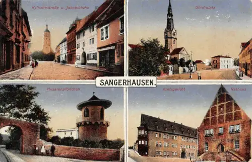 Sangerhausen Kylischestrasse Postkarte 1918