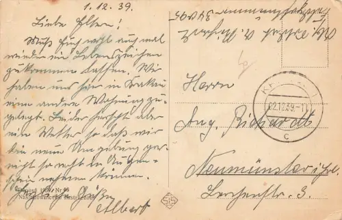 Generalansicht Krakow Polen Postkarte AK 1939