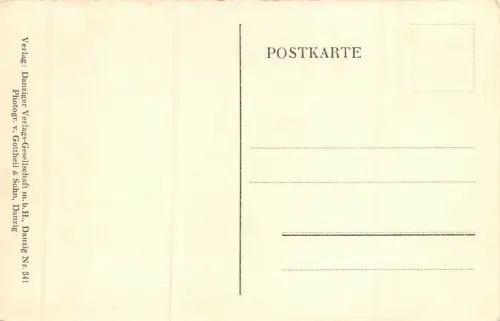 Danzig Das Krantor Postkarte AK