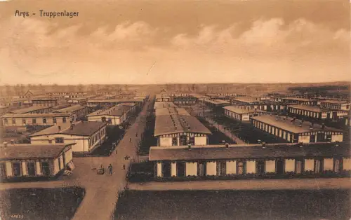 Arys Truppenlager Ostpreußen Feldpostkarte AK 1917