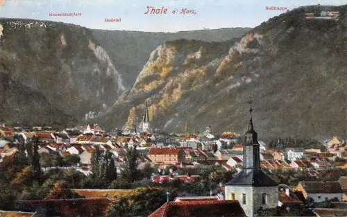 Thale am Harz Sachsen-Anhalt Postkarte