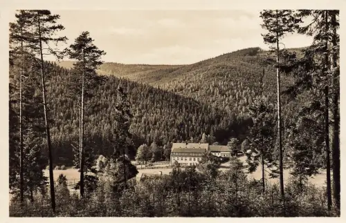Kinderheim Tannenmühle Erlbach Vogtland Sachsen Postkarte AK