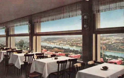 Koblenz Städtisches Berghotel und Pension Rittersturz Postkarte AK