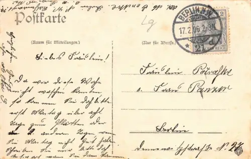 Berlin Rolandbrunnen Postkarte 1906