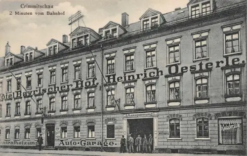 Crimmitschau Hotel Bayerischer Hof 2 Minuten vom Bahnhof AK