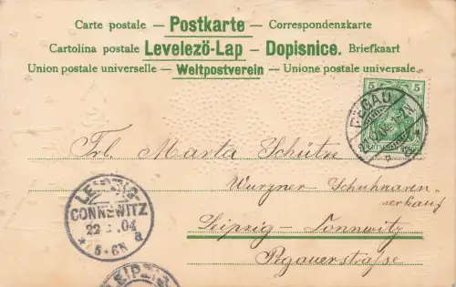 Fröhliche Weihnachten! Engelskinder Mädchen Kirche Schnee Stern Postkarte 1904