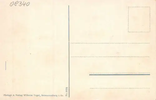 Schwarzenberg i. sächs. Erzgeb. Ansicht Panorama Postkarte AK