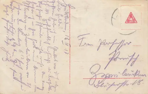 Chef des Generalstabes des Feldheeres Hindenburg Patriotika Postkarte AK 1917