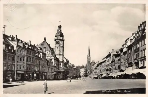 Altenburg i. Thür. Markt Postkarte 1936