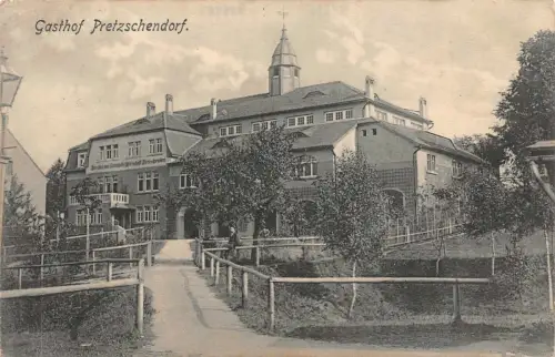 Gasthof Pretzschendorf Sachsen Postkarte AK 1899
