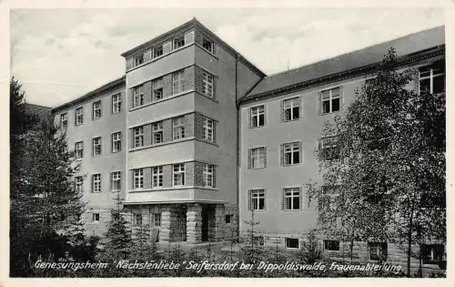 Genesungsheim "Nächsetnliebe" Seifersdorf bei Dippoldiswalde Frauenabt. AK 1936