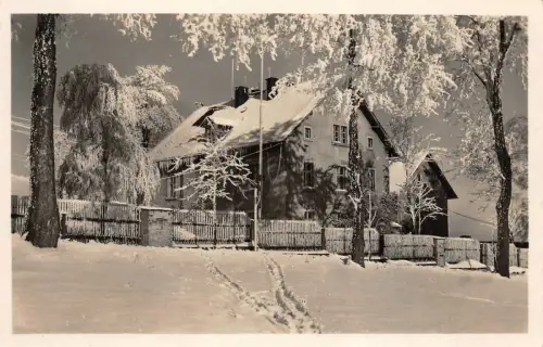 Landheim in Jöhstadt Erzgebirge Sachsen Postkarte AK 1942