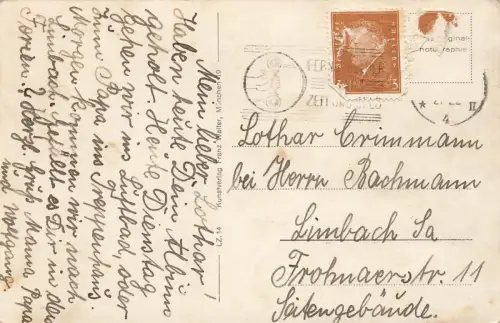 Luftschiff Graf Zeppelin L.Z. 127 auf seinem Deutschlandflug AK 1922