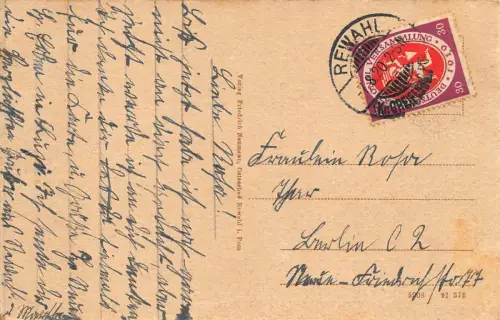 Rewal Pommern Strandpartie Postkarte 1920