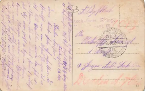 Portrait Generalfeldmarschall von Hindenburg Postkarte AK 1916