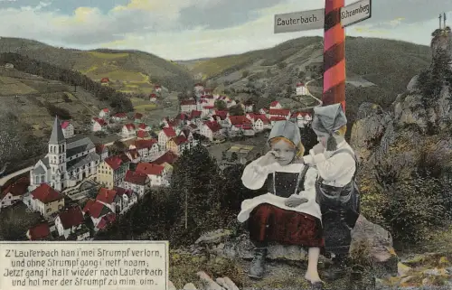 Lauterbach Schramberg Gedicht Postkarte