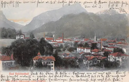 Bad Reichenhall Ansicht Postkarte AK 1904