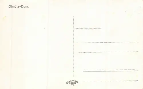 Olmütz (Olomouc) Dom Postkarte AK