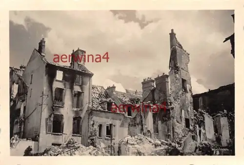 zerstörtes Haus Sankt Lu Frankreich