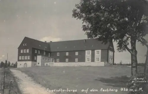 Jugendherberge auf dem Aschberg 936 m. ü. M. Postkarte AK 1930