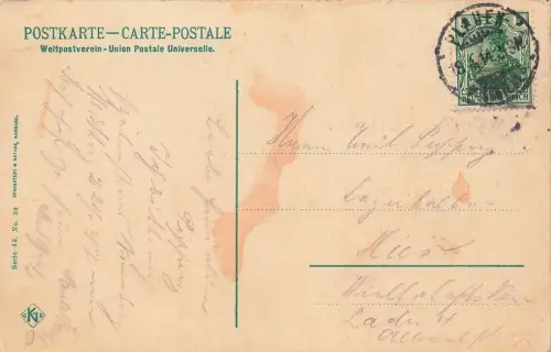 Der Fahrstuhl in Helgoland Schleswig-Holstein Postkarte AK 1914