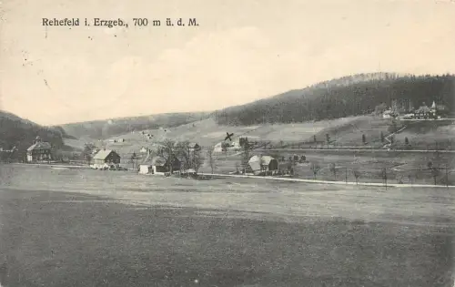 Rehefeld i. Erzgeb. 700 m ü. d. M. Postkarte 1933