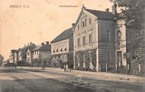 Niesky O.- L. Görlitzerstrasse Postkarte 1910