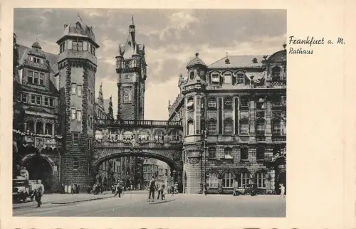 Frankfurt a. M. Rathaus Postkarte
