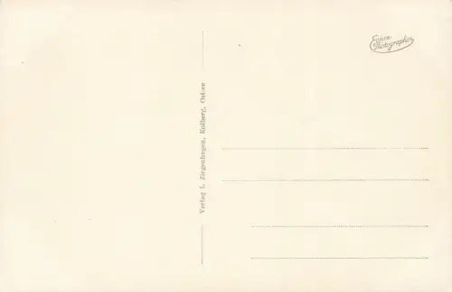 Ansicht Hafeneinfahrt Ostseebad Kolberg Pommern Postkarte AK
