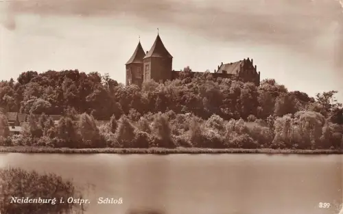 Neidenburg i. Ostpr. Schloß Postkarte