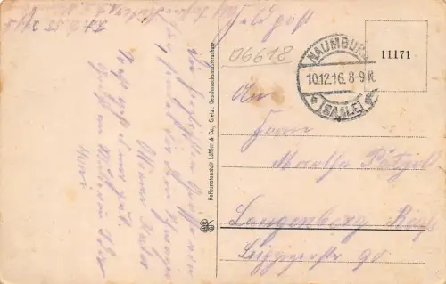 Stadtansicht, Dom, Marienthor Naumburg an der Saale Sachsen-Anhalt AK 1916