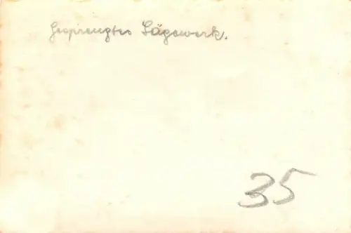 gesprengtes Sägewerk bei Ploiestie Rumänien