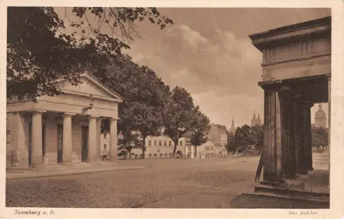 Naumburg a. S. Das Salztor Heimatschutz Postkarte