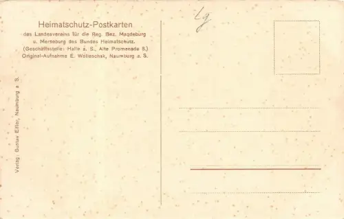 Naumburg a. S. Das Salztor Heimatschutz Postkarte