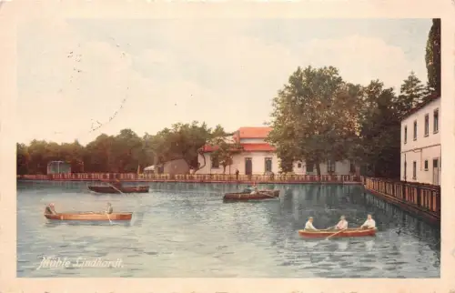 Mühle Lindhardt Bez. Leipzig Postkarte AK